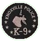 Knoxville POLICE K-9 black patch